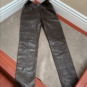 Absolu Woman’s Faux Leather Pants